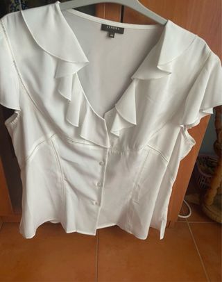 Blusa ZENDRA blanca talla 44