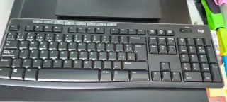 Pantalla y Teclado Phoenix Negro/Azul