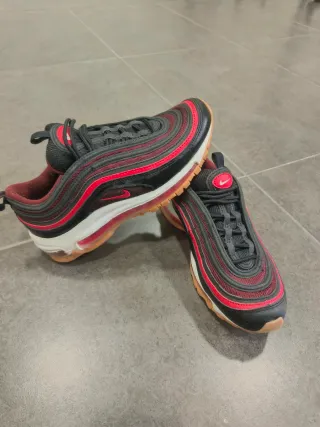 Nike Air Max 97 niño negro/rojo