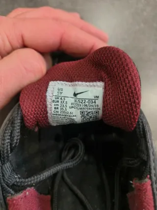 Nike Air Max 97 niño negro/rojo