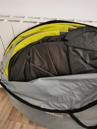 Tienda automática paravientos