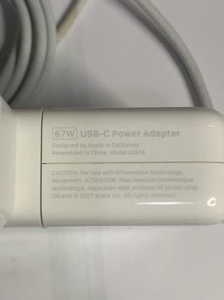 Cargador Apple 67W USB-C a MagSafe 3