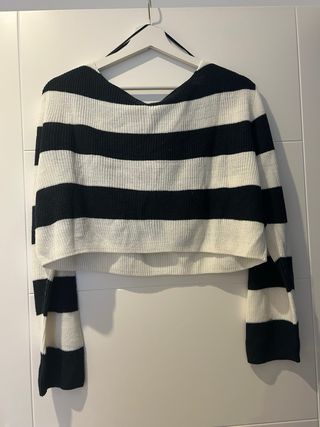 Jersey rayas blanco y negro Divided XS