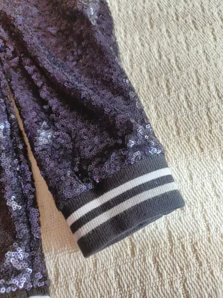 Sudadera lentejuelas mujer