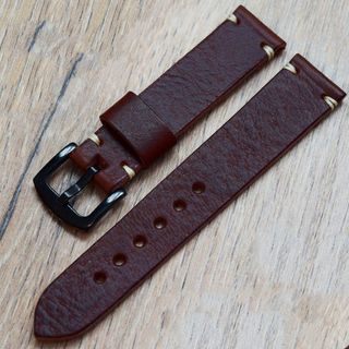 Correas de reloj artesanales en cuero 18–26 mm