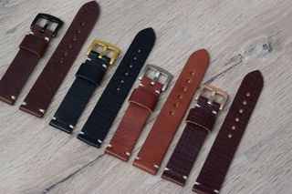 Correas de reloj artesanales en cuero 18–26 mm