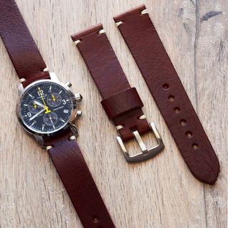 Correas de reloj artesanales en cuero 18–26 mm