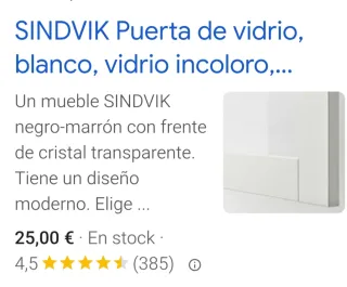 Marco blanco SINDVIK