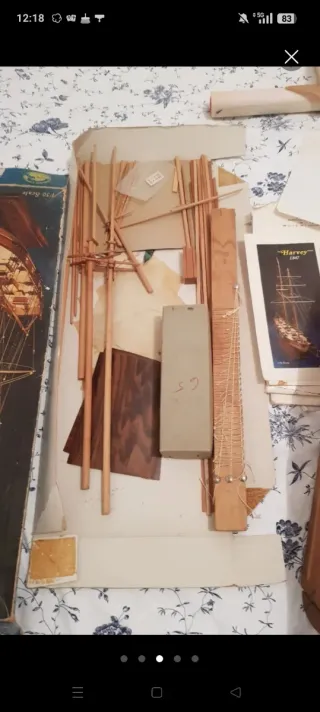 Maqueta de barco Harvey