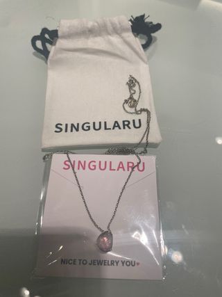 Colgante Plata Singularu Rosa