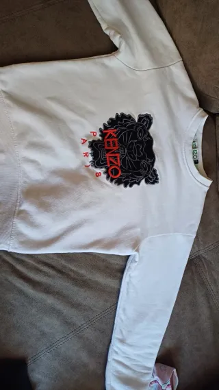 Sudadera Kenzo Blanca Talla XS