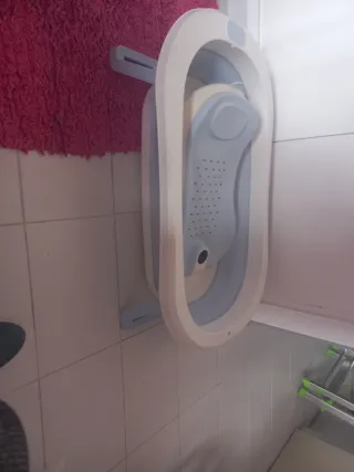 Bañera bebé plegable como nueva