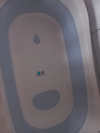 Bañera bebé plegable como nueva