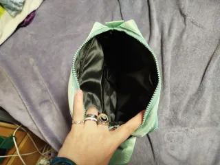 Bolso verde menta impermeable