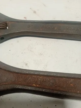 Lote 2 llaves inglesas ajustables