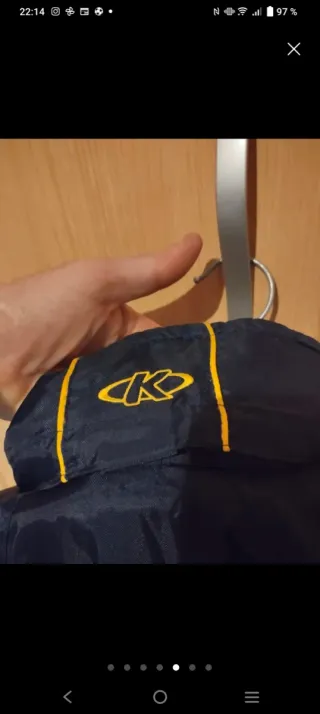 Chaquetón Kelme Villarreal CF Azul Marino-Amarillo