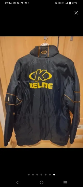 Chaquetón Kelme Villarreal CF Azul Marino-Amarillo