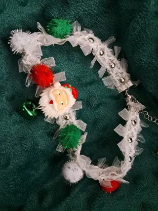 Gargantilla Navideña Papá Noel