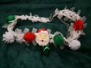 Gargantilla Navideña Papá Noel