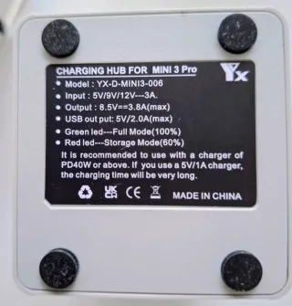 Centro Carga Baterías Lyongtech DJI Mini 3 Pro