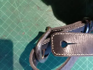 Correa de cuero para guitarra/bajo