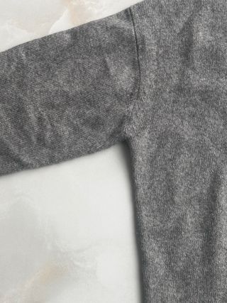 Vestido punto gris H&M talla única