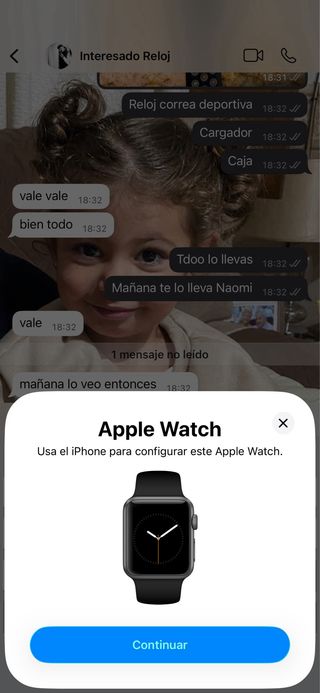 Apple Watch Serie 3 38mm Negro/Plata