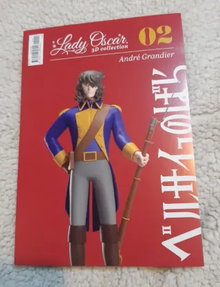 Lady Oscar André Grandier Statuetta 3D