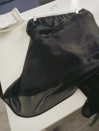 Falda gasa negra Talla XL 44/46