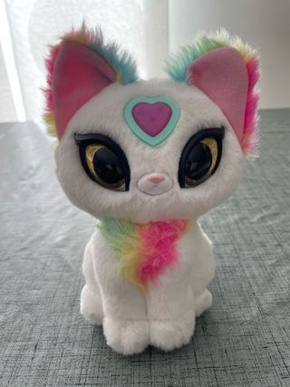 Gato Luna Secretos Peluche Arcoíris