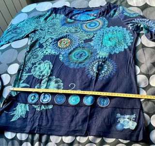 Camiseta Desigual Azul y Turquesa