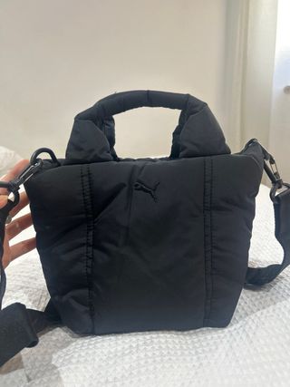 Bolso Deportivo Puma Negro Mujer