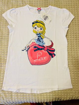 Lote 5 Camisetas Niña