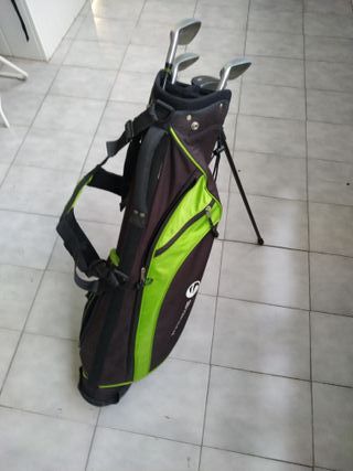 Bolsa y palos de golf Inesis