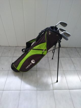 Bolsa y palos de golf Inesis
