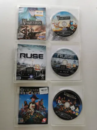 Pack juegos estrategia PlayStation 3