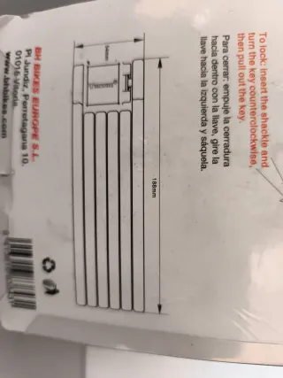 Candado BH bici nuevo