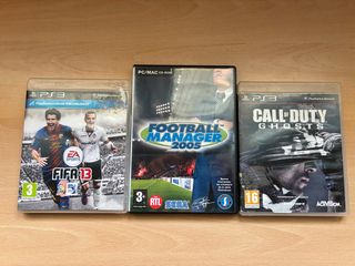 Lote Juegos PS3 y PC: FIFA 13, CoD Ghosts, FM 2005