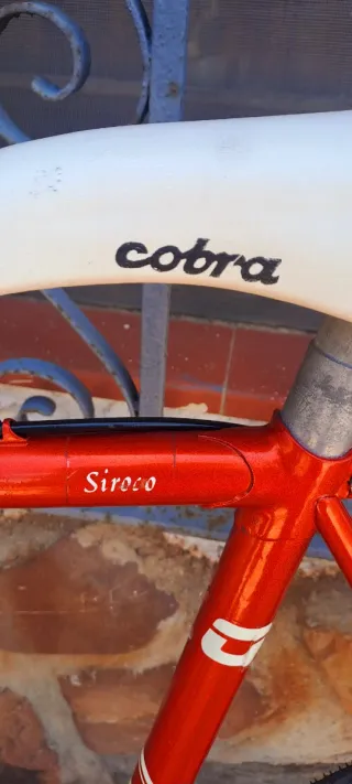 Bicicleta de carretera roja