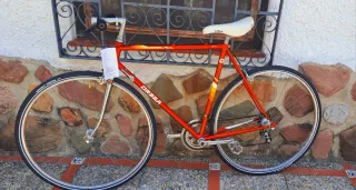 Bicicleta de carretera roja