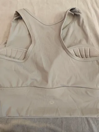 Sujetador deportivo Lululemon gris