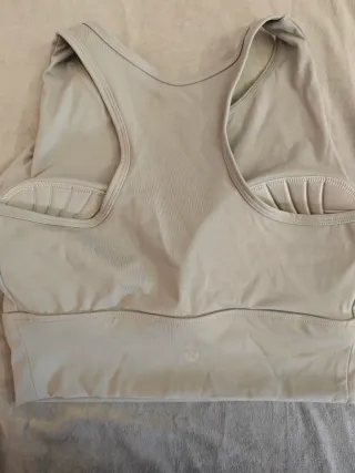 Sujetador deportivo Lululemon gris