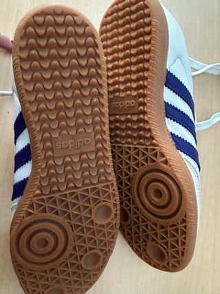 Adidas Samba Blancas y moradas