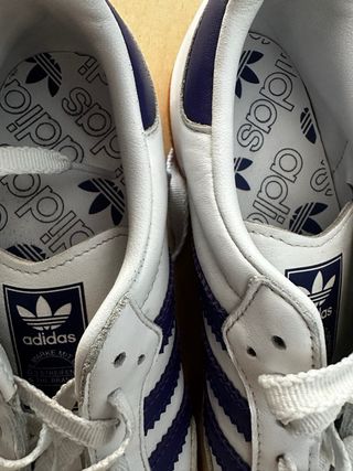 Adidas Samba Blancas y moradas