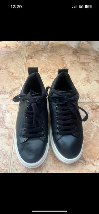 Zapatos Zara Piel Negros