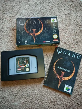 Quake Nintendo 64 con scatola e manuale