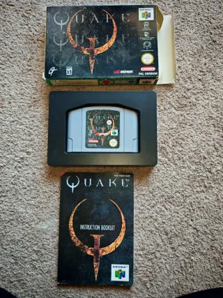 Quake Nintendo 64 con scatola e manuale