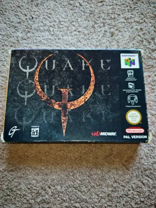 Quake Nintendo 64 con scatola e manuale