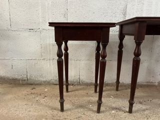 Set 3 Mesitas Auxiliares Madera Maciza