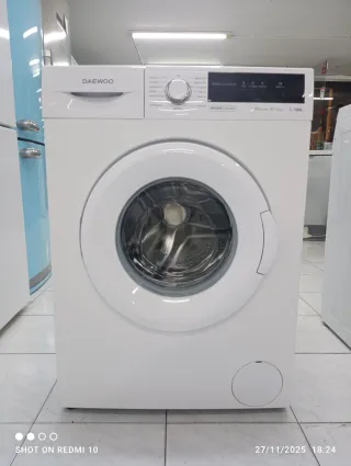 LAVADORA DAEWOO Blanca 7kg 1000rpm
